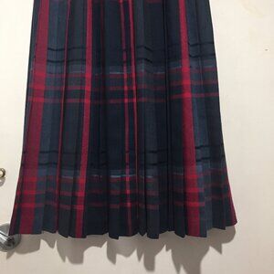 VINTAGE WEATHERVANE PLAID PLEATED SKIRTS SIZE 12